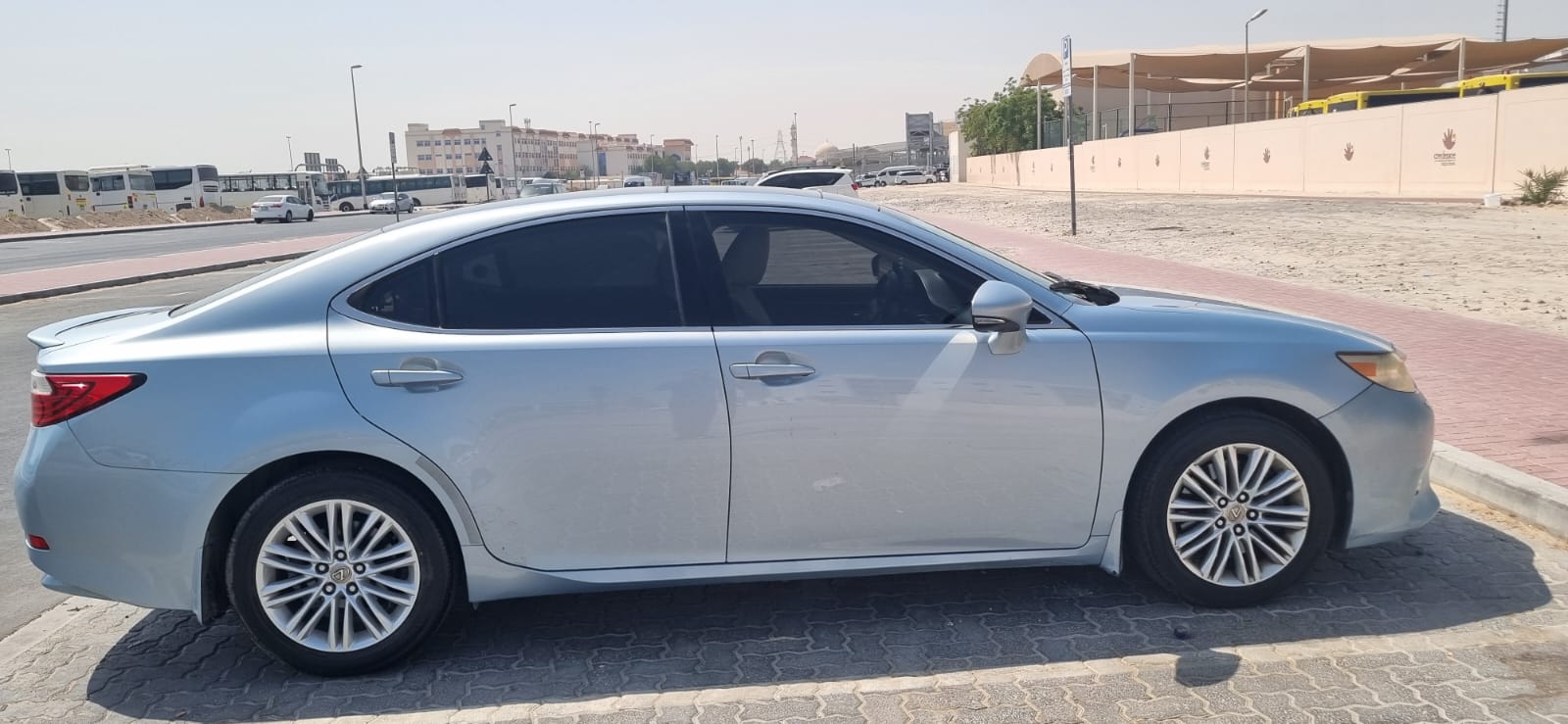 Blauw Lexus ES350 Platinum 2014